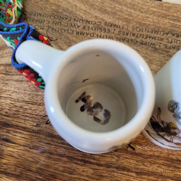 Oktoberfest Vintage Beer Tasting Shot Mugs Vintage Lanyard Set of 2 - Picture 6 of 7